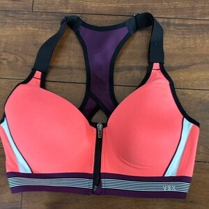 Victoria's Secret Coral and Plum Sports Bra